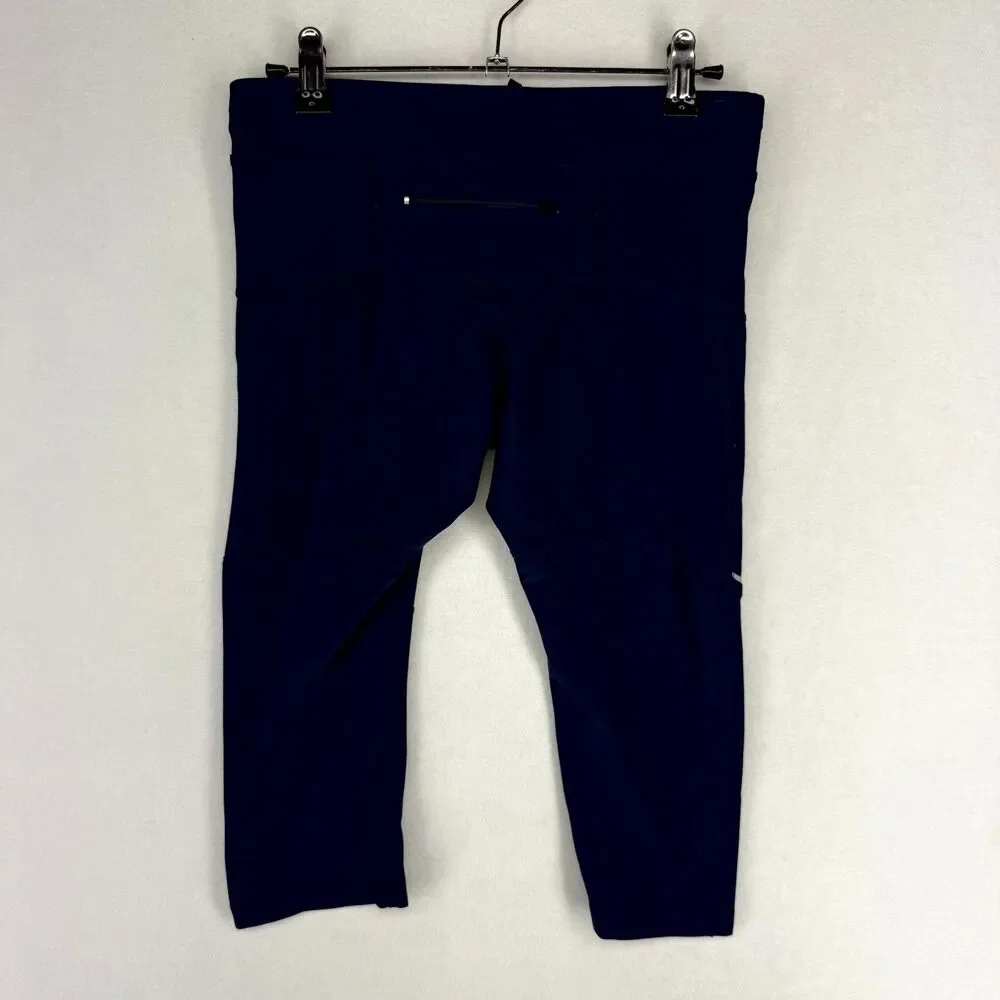 Nike Dri-Fit Workout Capri‎ Navy Legging Womens Size S